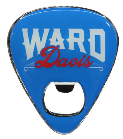 Guitar Pick Shaped Magnet and Bottle Opener