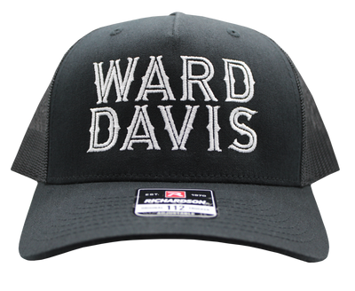 Ward Davis Western Font hat