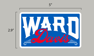 RWB  Ward Davis Sticker
